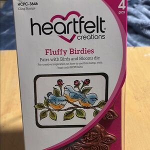 Heartfelt Creations Fluffy Birdies Cling Stamps